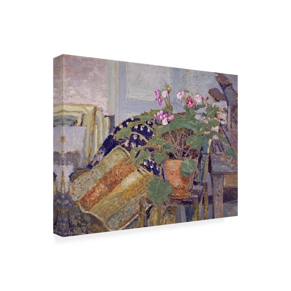 Edouard Vuillard 'Pot Of Flowers' Canvas Art,24x32